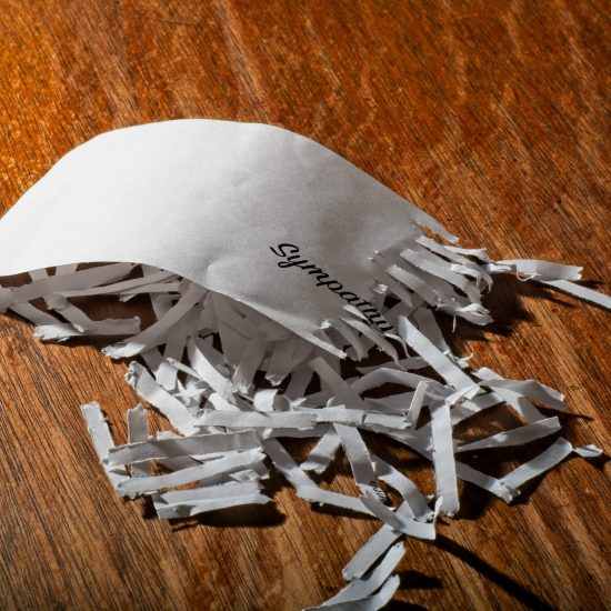 Shred,Of,Sympathy,Concept,Shows,The,Word,sympathy,Recovered,From